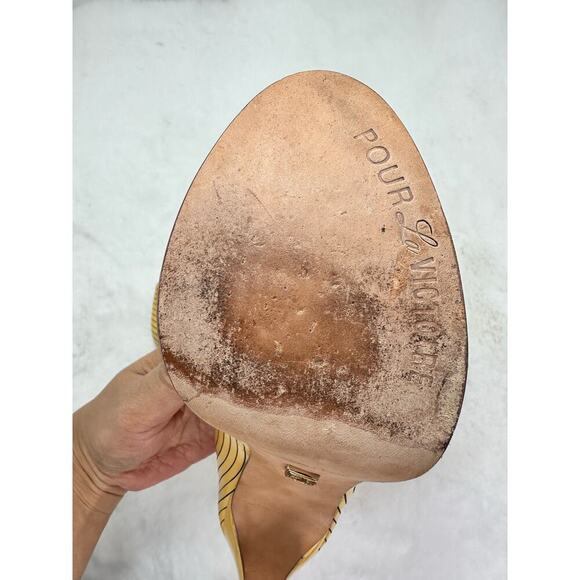 Pour La Victoire, Yellow Women's Shoes, Heels Size 6.5 US - Picture 7 of 15